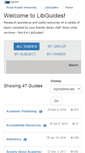 Mobile Screenshot of libguides.royalroads.ca